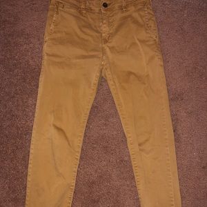 American Eagle Dark Khaki Chino Pants